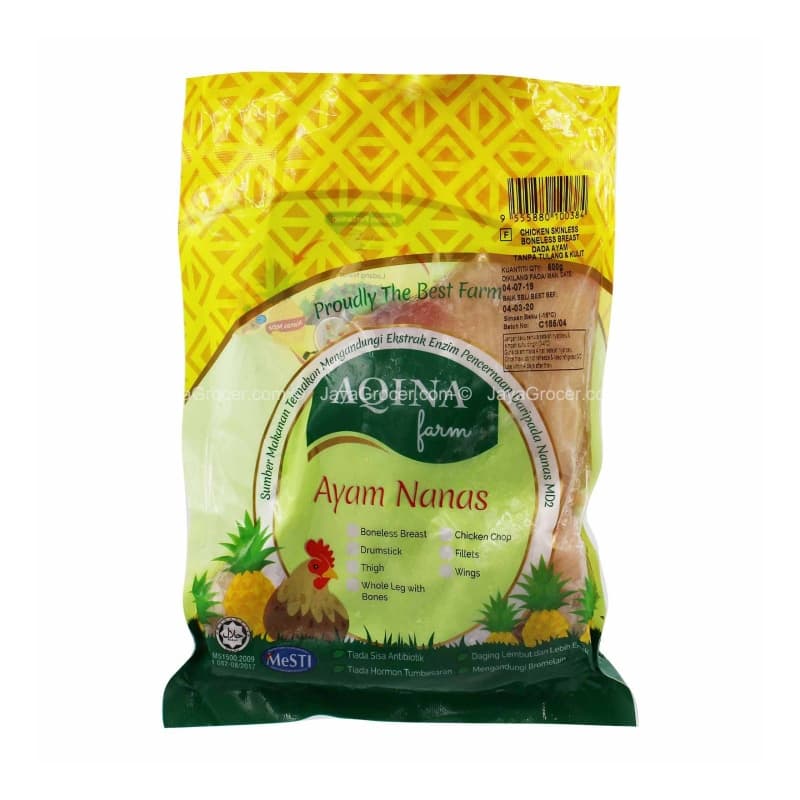 Aqina Farm Frozen Skinless Boneless Breast ABF