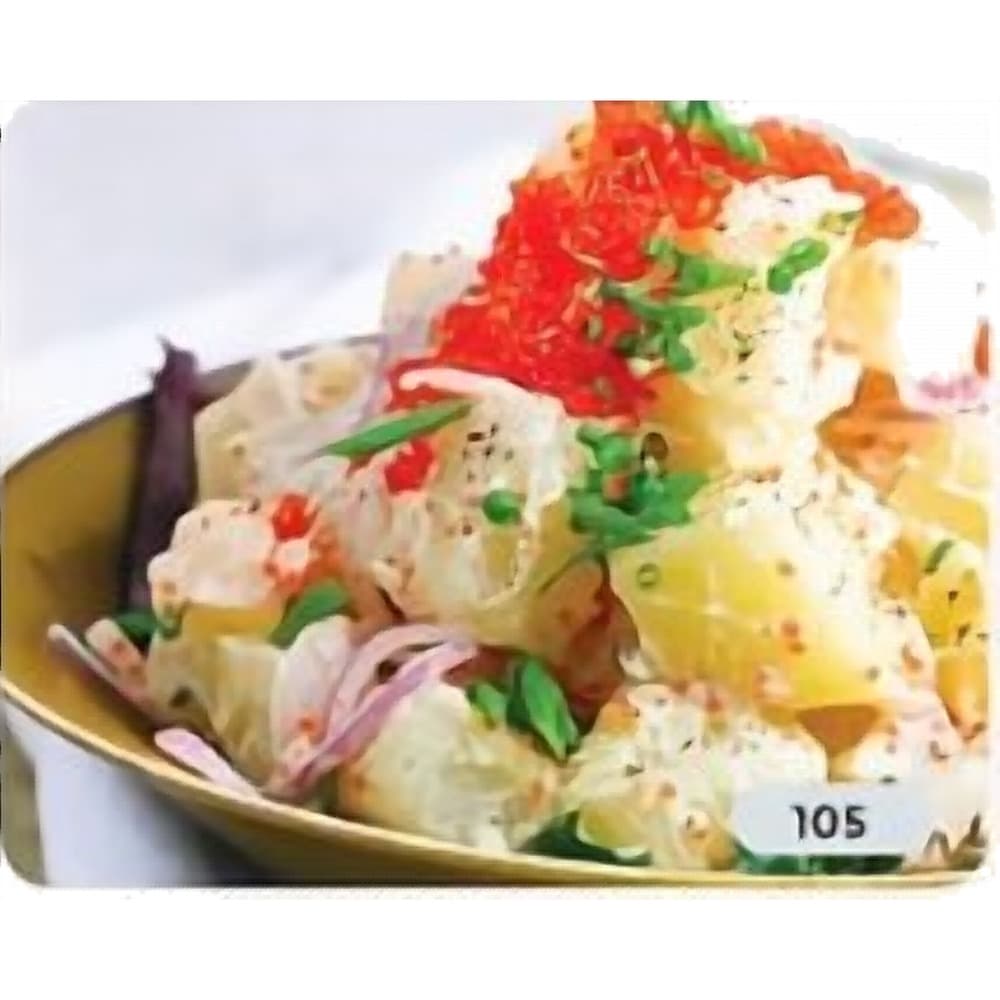 Potato Salad (Mashed Potato with Mayonnaise and Fish Roe)