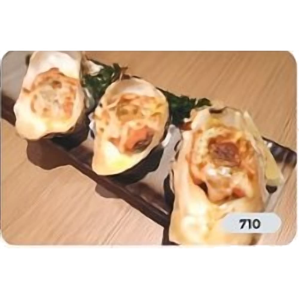 Kaki Cheese Yaki (Baked Oyster with Cheese)
